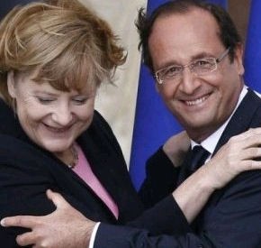 ALMANYA-FRANSA : François Hollande ? Angela Merkel Buluşması